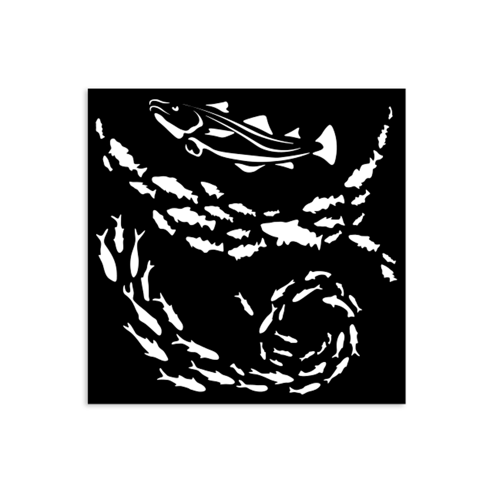 Assortment stencil Silent Sea 8 pcs 