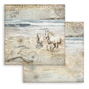 Scrapbooking Small Pad 10 sheets cm 20,3X20,3 (8"X8") - Silent Sea