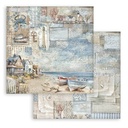 Scrapbooking Small Pad 10 sheets cm 20,3X20,3 (8"X8") - Silent Sea