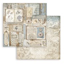 Scrapbooking Small Pad 10 sheets cm 20,3X20,3 (8"X8") - Silent Sea
