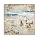 Scrapbooking Pad 22 sheets cm 20,3X20,3 (8"X8") Single Face Silent Sea