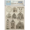 Acrylic stamp cm 14x18 - Silent Sea landscape 