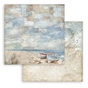 Scrapbooking Pad 10 sheets cm 30,5x30,5 (12"x12") Maxi Background selection -  Silent Sea