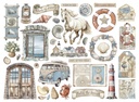 Stamperia - Silent Sea Die cuts assorted 