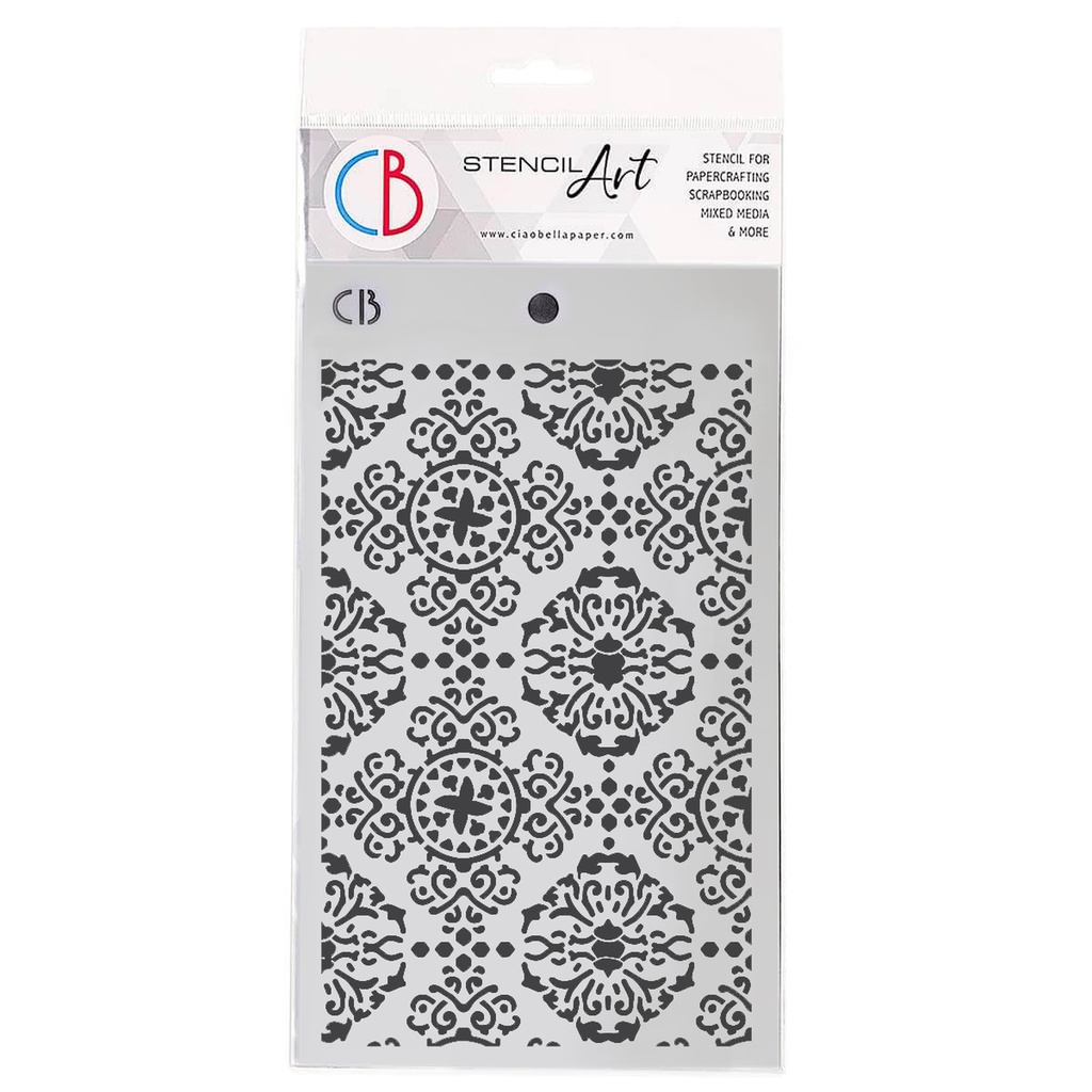 Ciao Bella Paper - Renaissance Romance 5"x8" Stencil