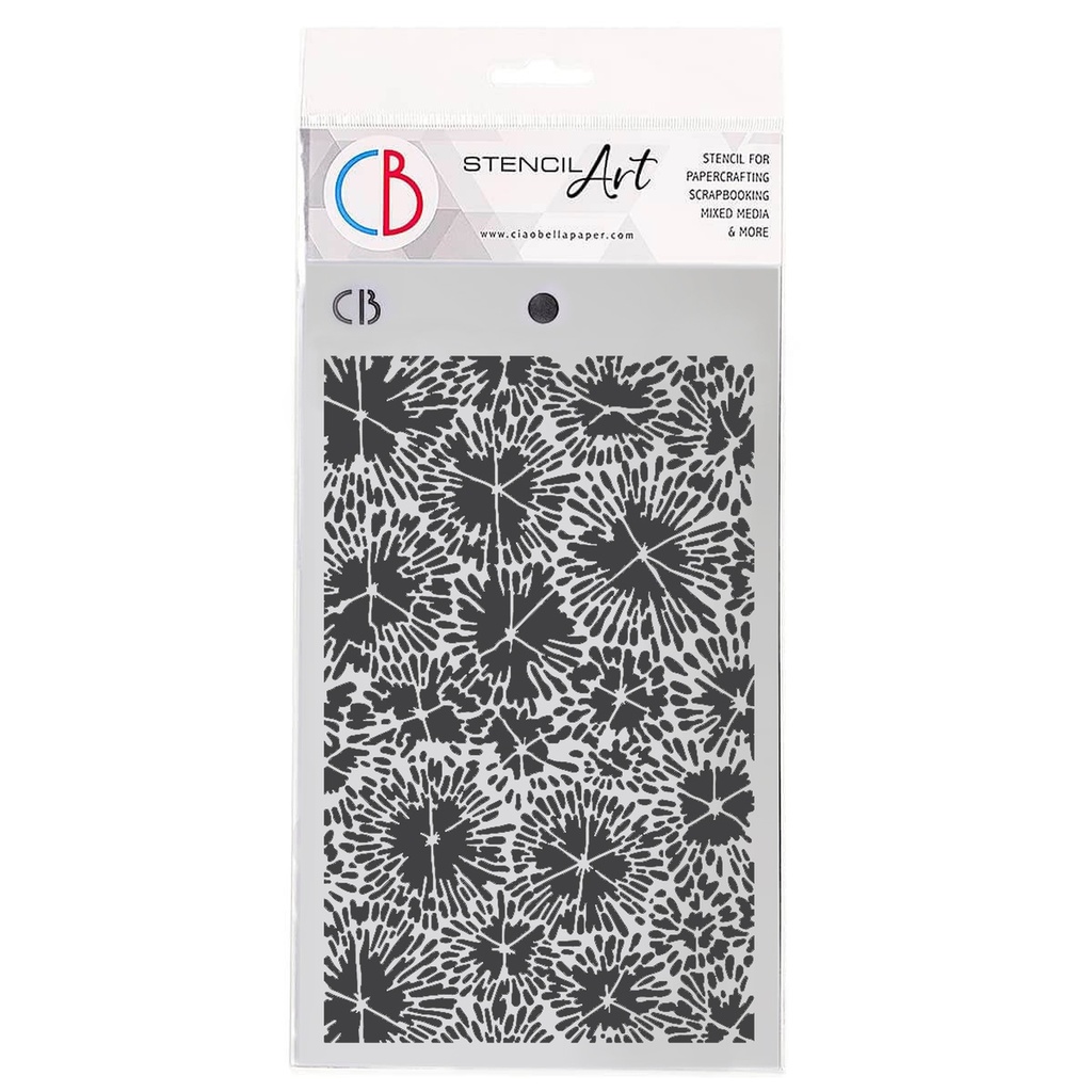 Ciao Bella Paper - Fossils 5"x8" Stencil