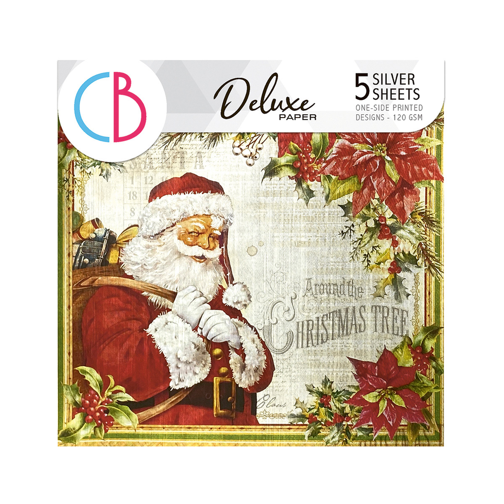 Ciao Bella Paper - Dear Santa Deluxe Silver Paper (6"x6") 