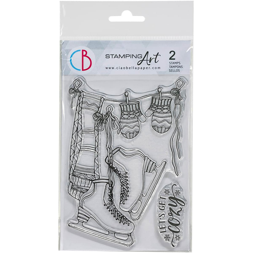 Ciao Bella Paper - Let's Get Cozy 4"x6" stamp set