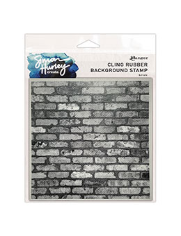 Simon Hurley - Brick Background Stamp (6"x6")