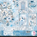 Ciao Bella Paper - Elegance of Blue - 12"x12" Paper Pad 