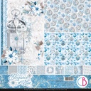 Ciao Bella Paper - Elegance of Blue - 12"x12" Patterns Pad 