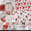 Ciao Bella Paper - Paris Je t’aime - 12"x12" Patterns Pad 