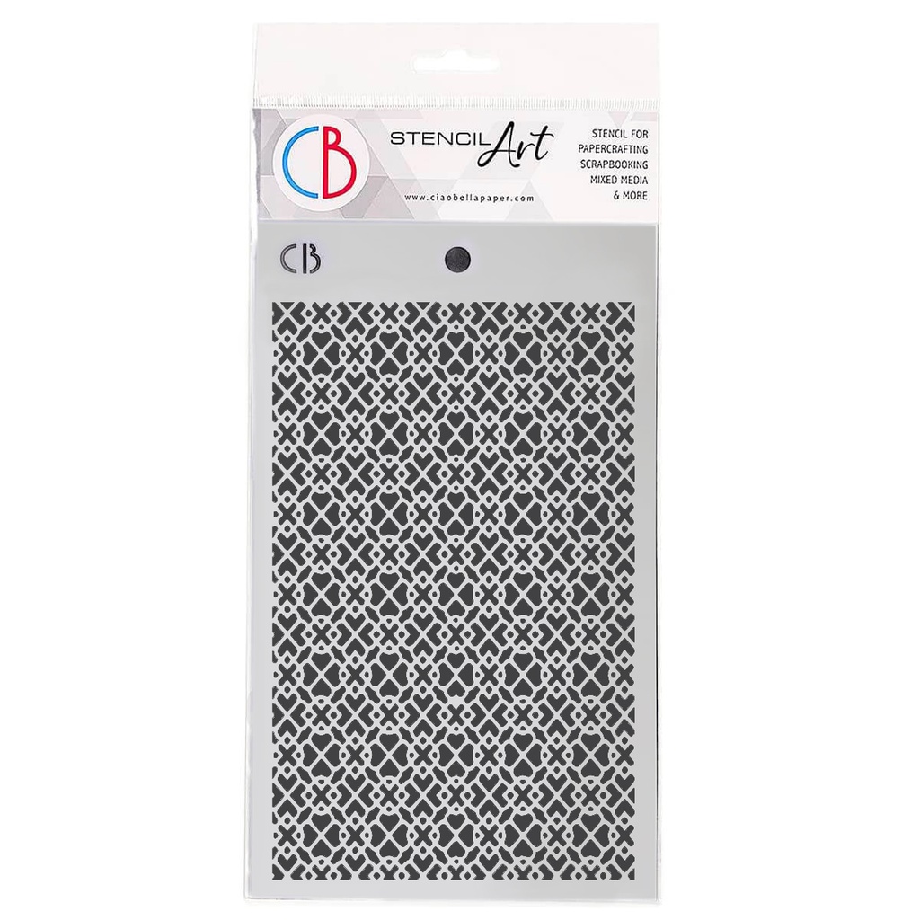 Ciao Bella Paper - Vintage Sweater 5"x8" stencil