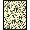 Personal Impressions Skeleton Leaves Mylar Stencil - 8x10" 