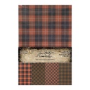 Tim Holtz Idea-ology - Halloween Sparkle Plaid Kraft-Card