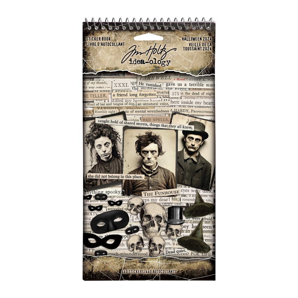 Tim Holtz Idea-ology - Sticker Book (Halloween)