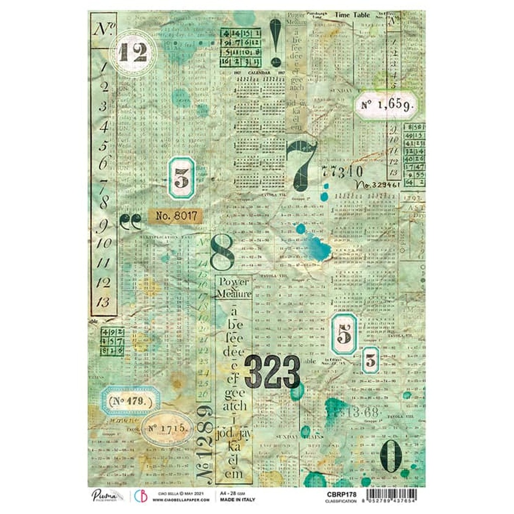 Ciao Bella Paper - Classification A4 rice paper (5 Pack)
