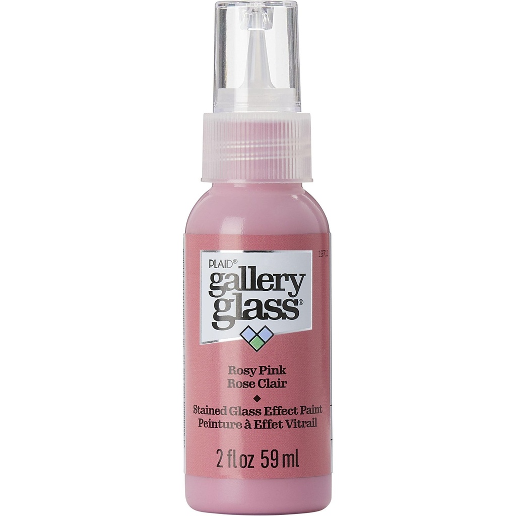 Plaid - Gallery Glass - 2oz - Rosy Pink