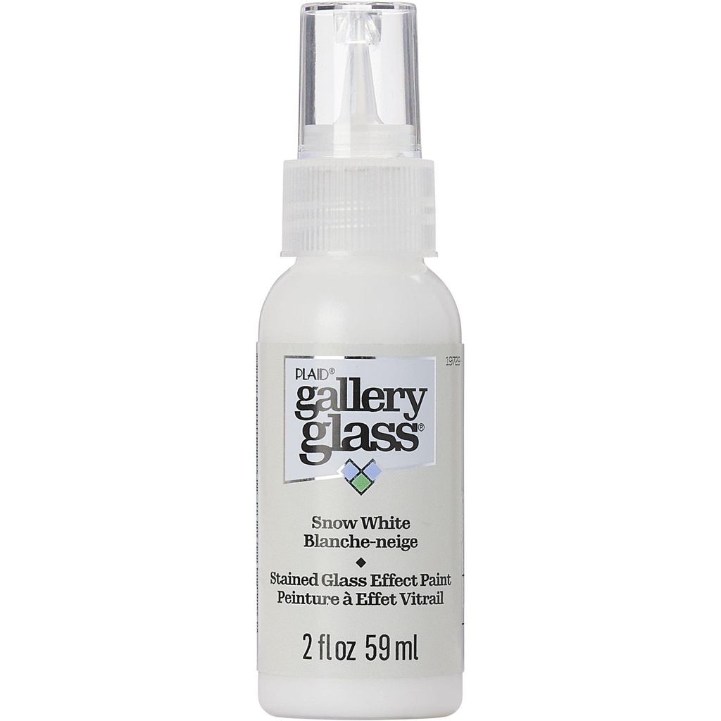 Plaid - Gallery Glass - 2oz - Snow White