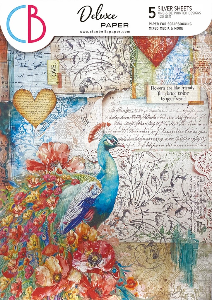 Ciao Bella Paper - Majestic Dream Deluxe Gold Paper (A4)