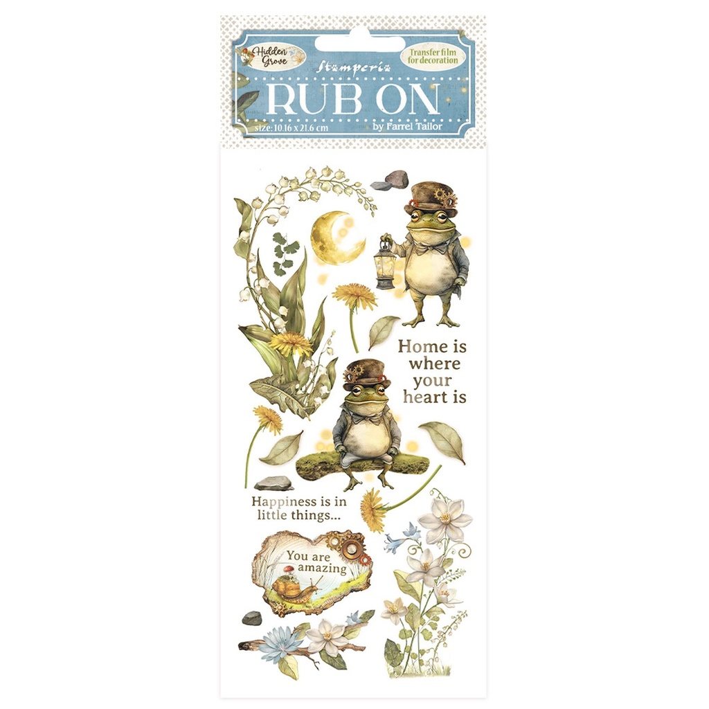 Stamperia - Hidden Grove - Rub On Mr Frog 