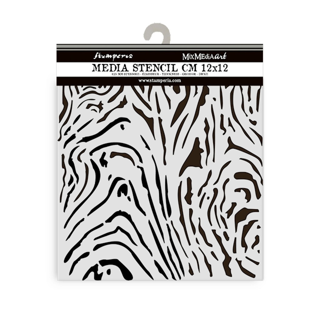 Stamperia - Hidden Grove - Wood Pattern Stencil (12x12cm)