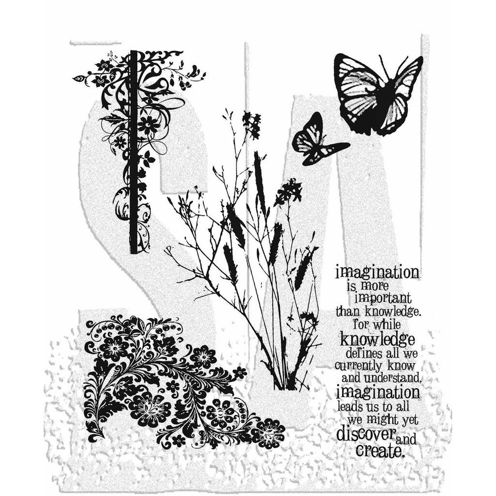 Tim Holtz - Stampers Anonymous Cling Stamps - Nature's Discovery