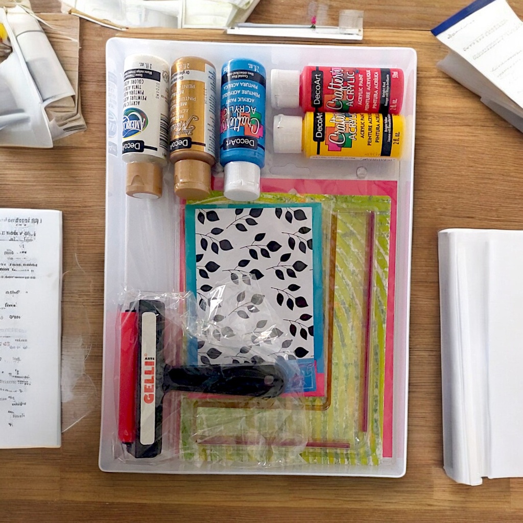 Gelli Arts® "Let's Get Printing" starter set