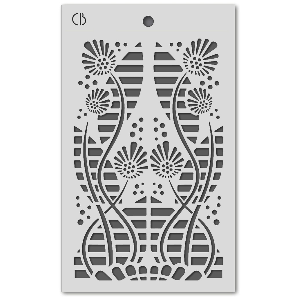 Texture Stencil 5x8"  Tikal