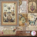 Ciao Bella Paper - Cabinet of Curiosities Paper Pad (12"x12")