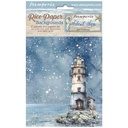 Stamperia - Silent Sea - A6 Rice Paper Backgrounds (8 designs)