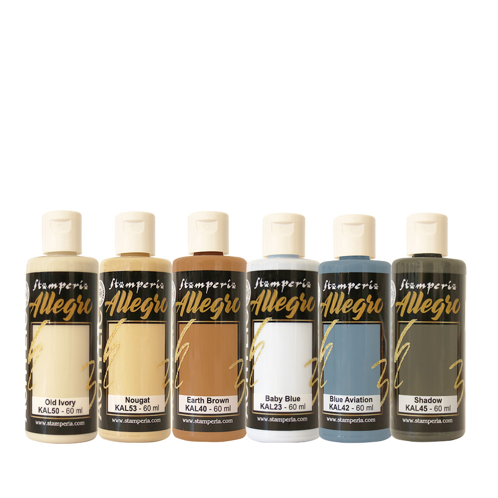 Stamperia Silent Sea - Allergro Acrylic Paints
