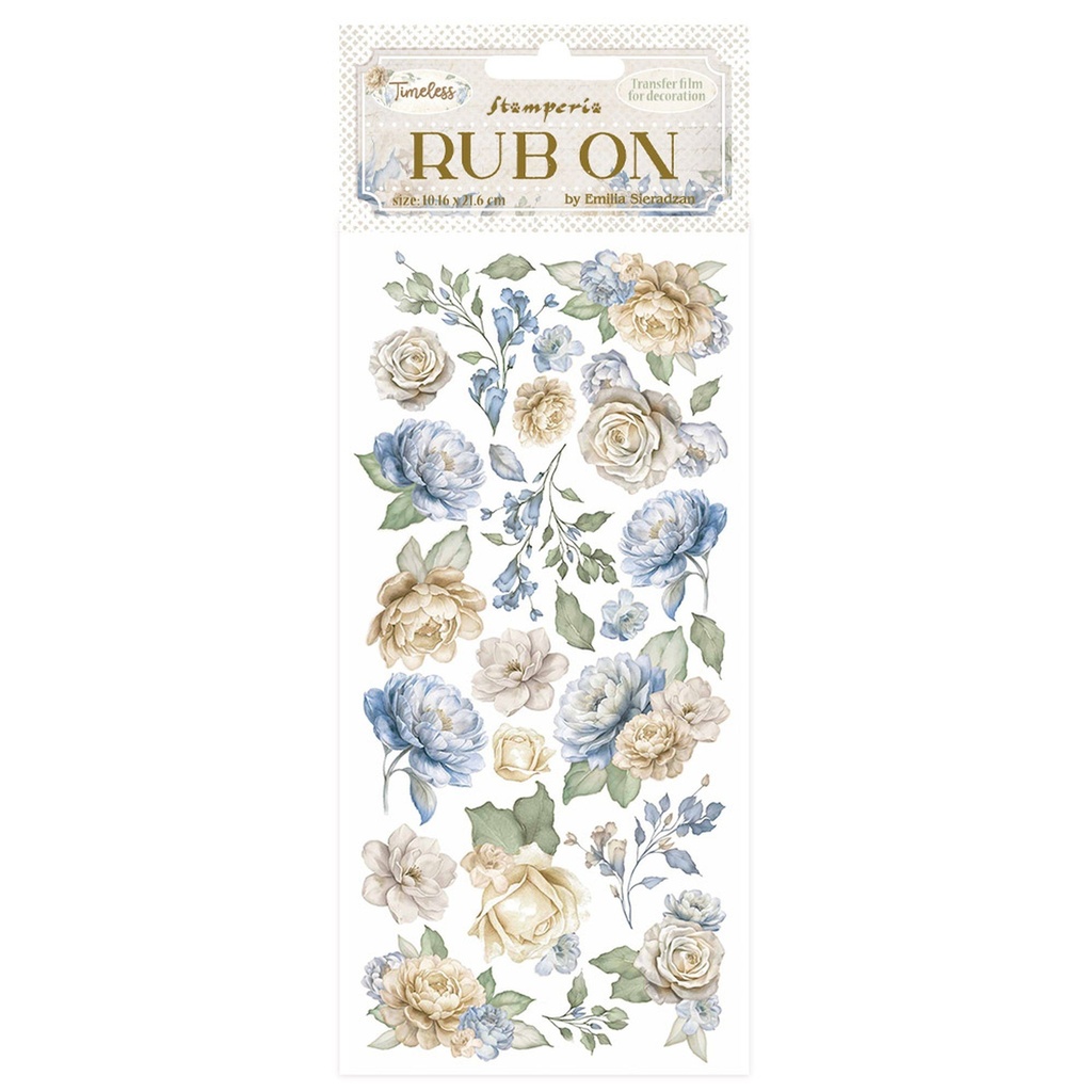 Stamperia - Timeless - Rub-on - Flowers