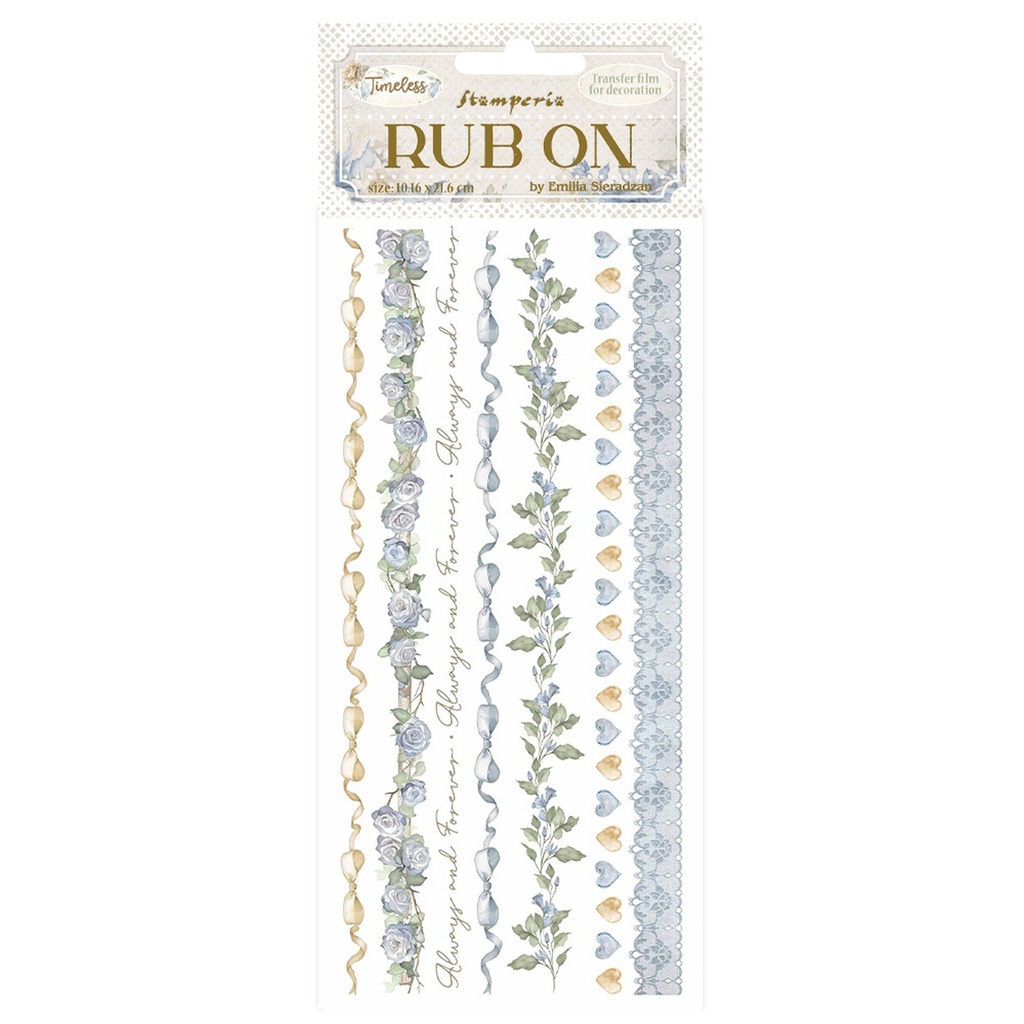 Stamperia - Timeless - Rub-on - Stripes 