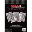 Gelli Arts® Image Transfer Printables - Lisbon Tiles