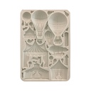 Stamperia -  Alice in Christmas - Circus & Air Balloons A5 Silicon mould