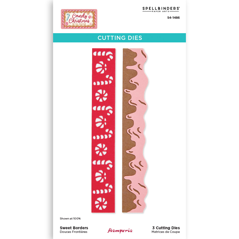 Stamperia - Candy Christmas - Sweet Borders die set