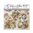Ciao Bella Paper - Winter Season - 6"x6" Deluxe Paper  & Vellum Mix