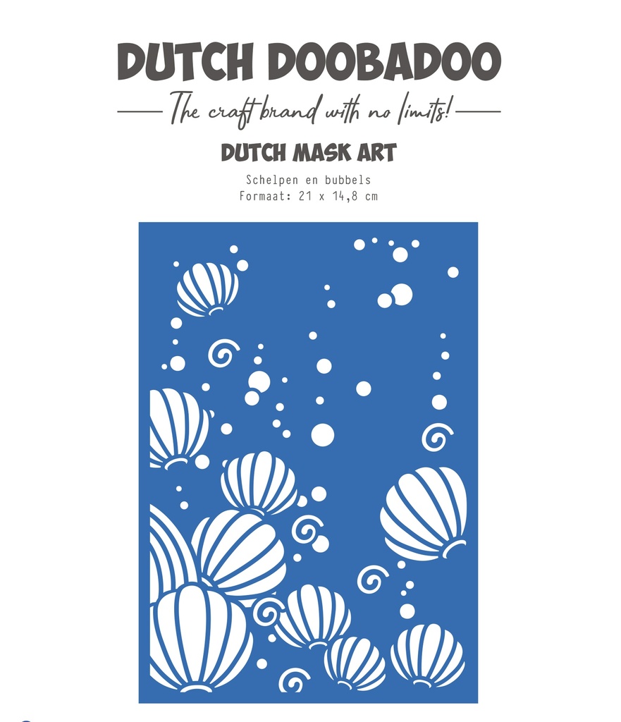 Dutch Doobadoo Mask Art - Bubbles (A5)