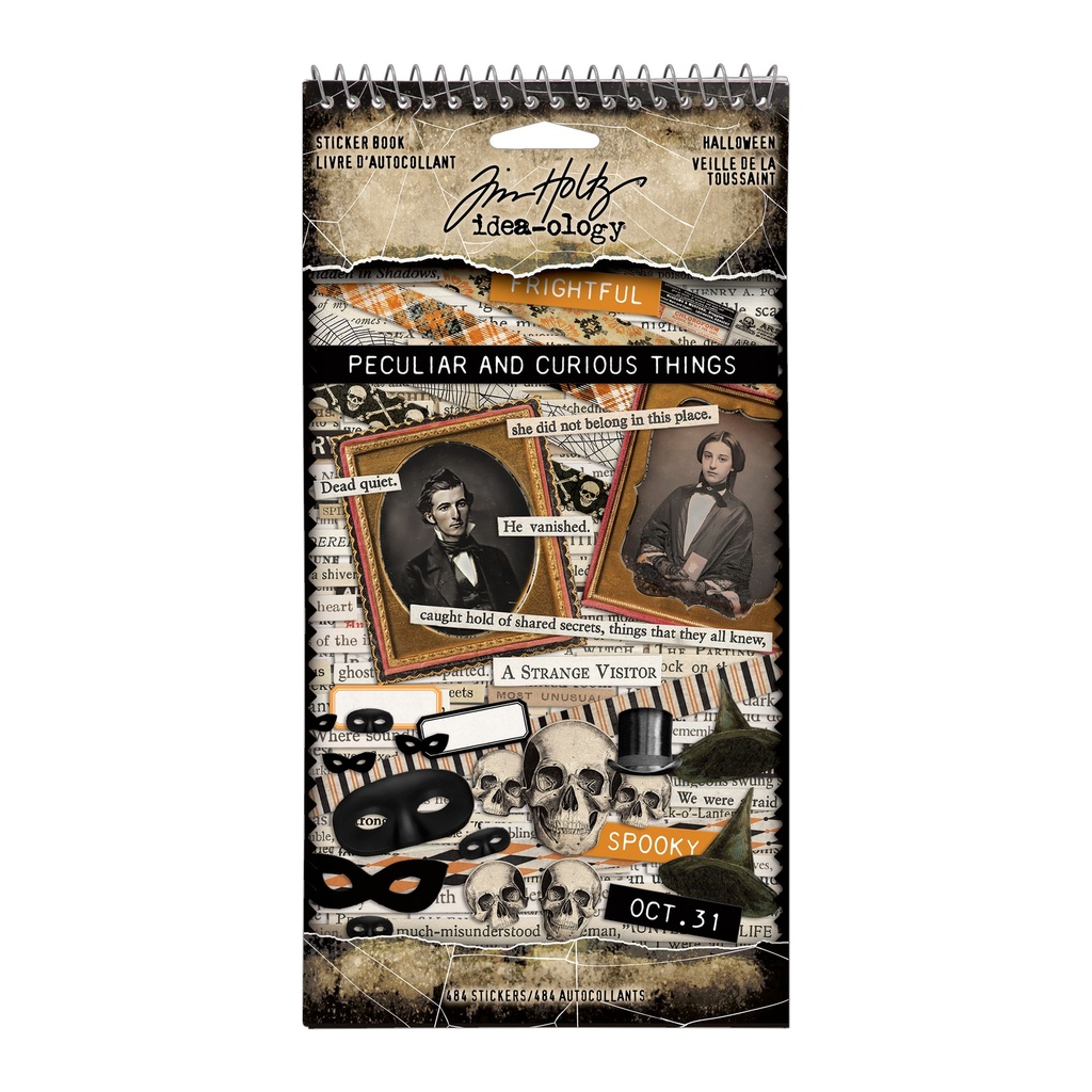 Tim Holtz Idea-ology - Sticker Book (Halloween)