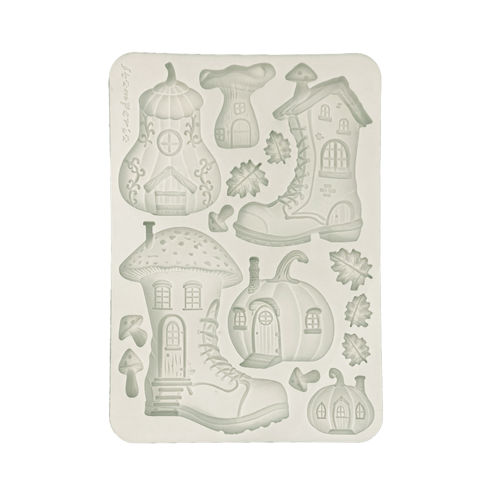 Stamperia - Whispering Woods - Boots and Pumpkin A5 Silicon Mould