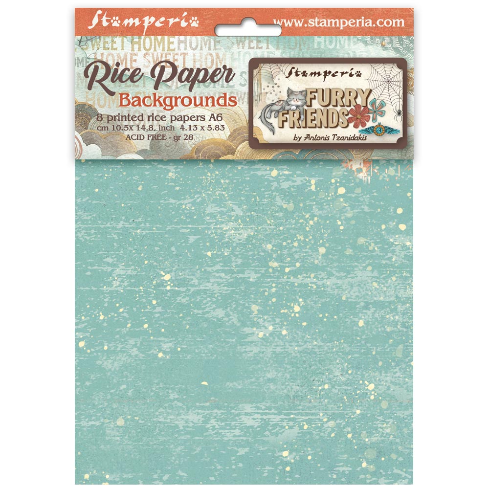 Stamperia - Furry Friends - A6 Rice Paper Selection