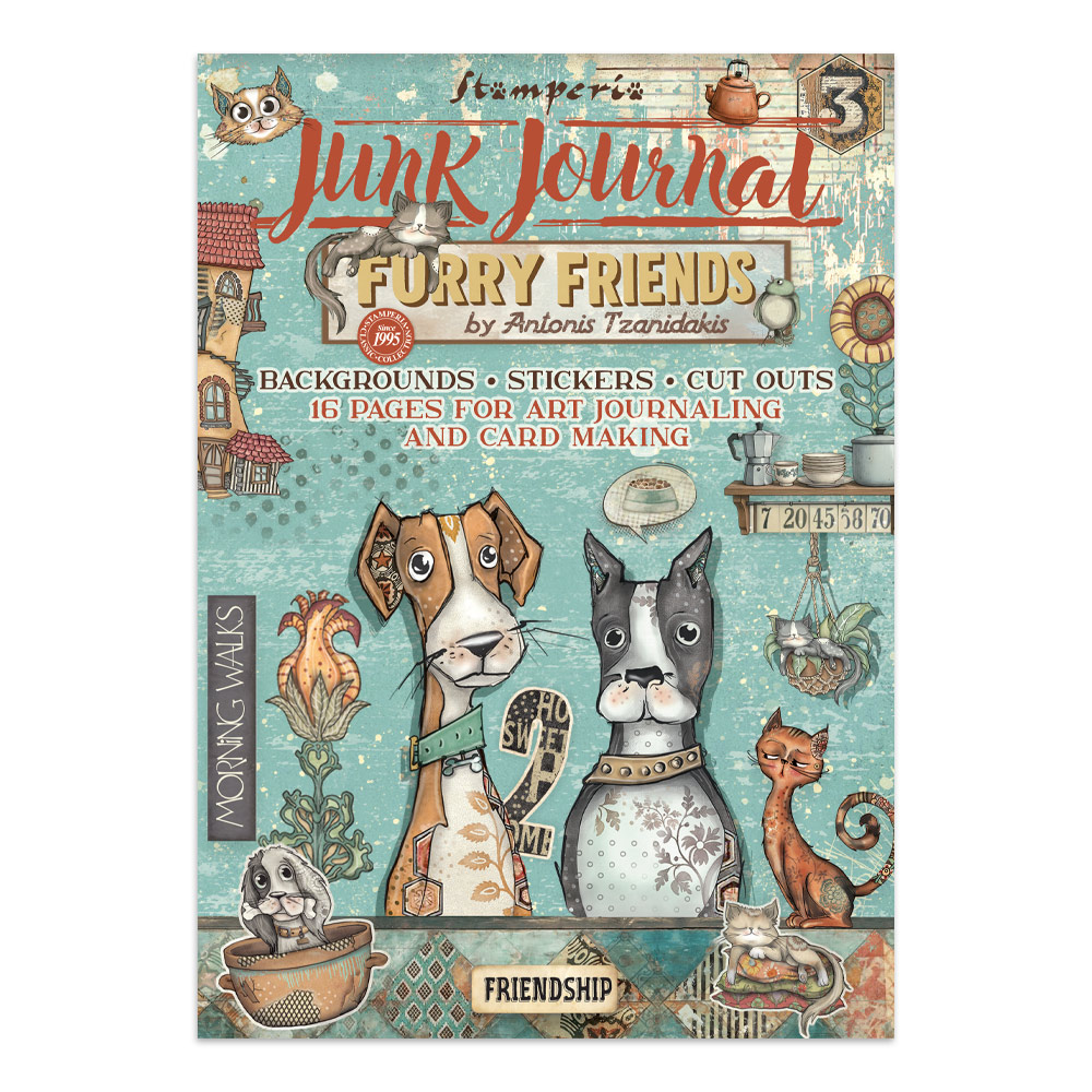 Stamperia - Furry Friends - Junk Journal 