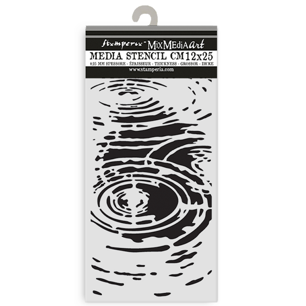 Stamperia - Herbarium Silvae - Water Pattern Stencil (12x25cm)