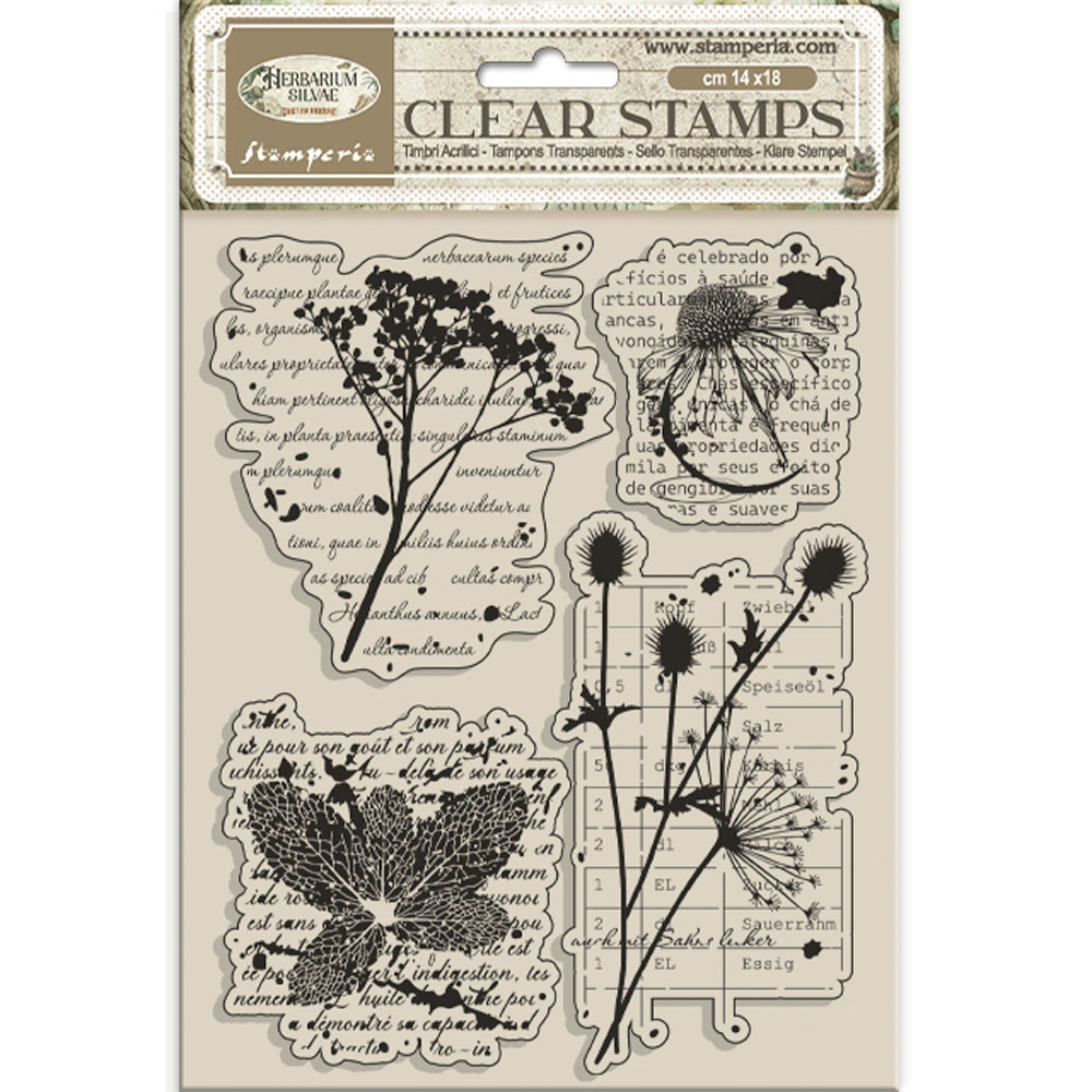 Stamperia - Herbarium Silvae - Botanic Stamp Set 