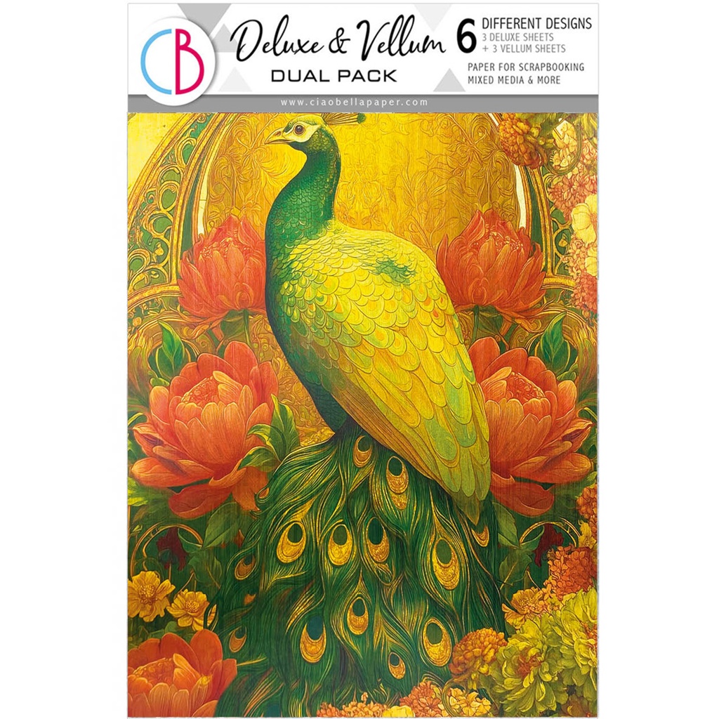 Ciao Bella Paper - Artemis - A4 Deluxe Paper & Vellum Dual Pack 