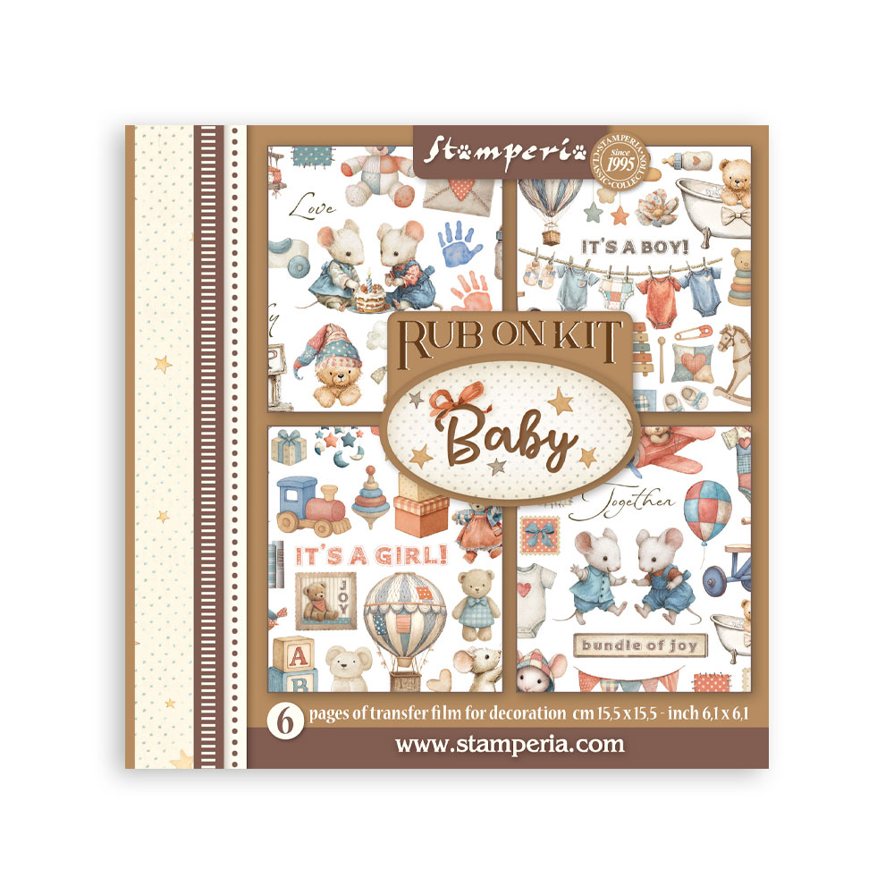 Stamperia - Baby - Rub-on Kit