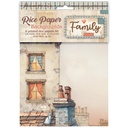 Stamperia - Family - A6 Rice Paper Backgrounds (8 designs)