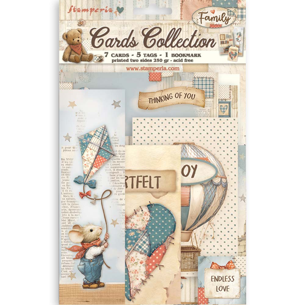 Stamperia - Family - Cards Collection