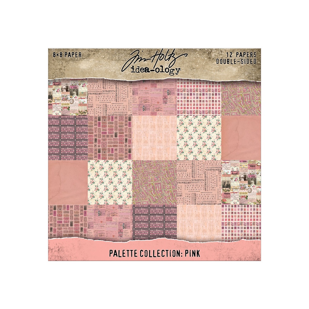Tim Holtz Idea-ology - Palette Collection: Pink (8"x8")